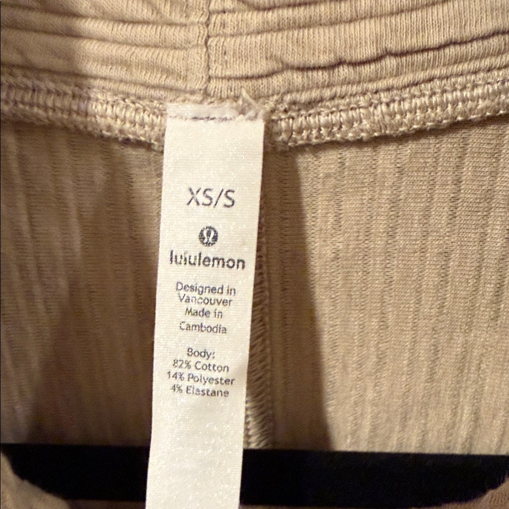 lululemon athletica retreat yourself‎ Women's Tan Cowl Neck Sweater s/xs - Picture 4 of 8